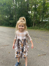 Load image into Gallery viewer, Leaves with plaid