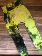 Green tie dye jogger