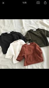 Pocket sweat shirt (oversized)