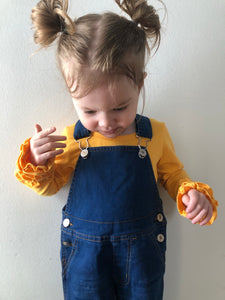 Sunflower overalls