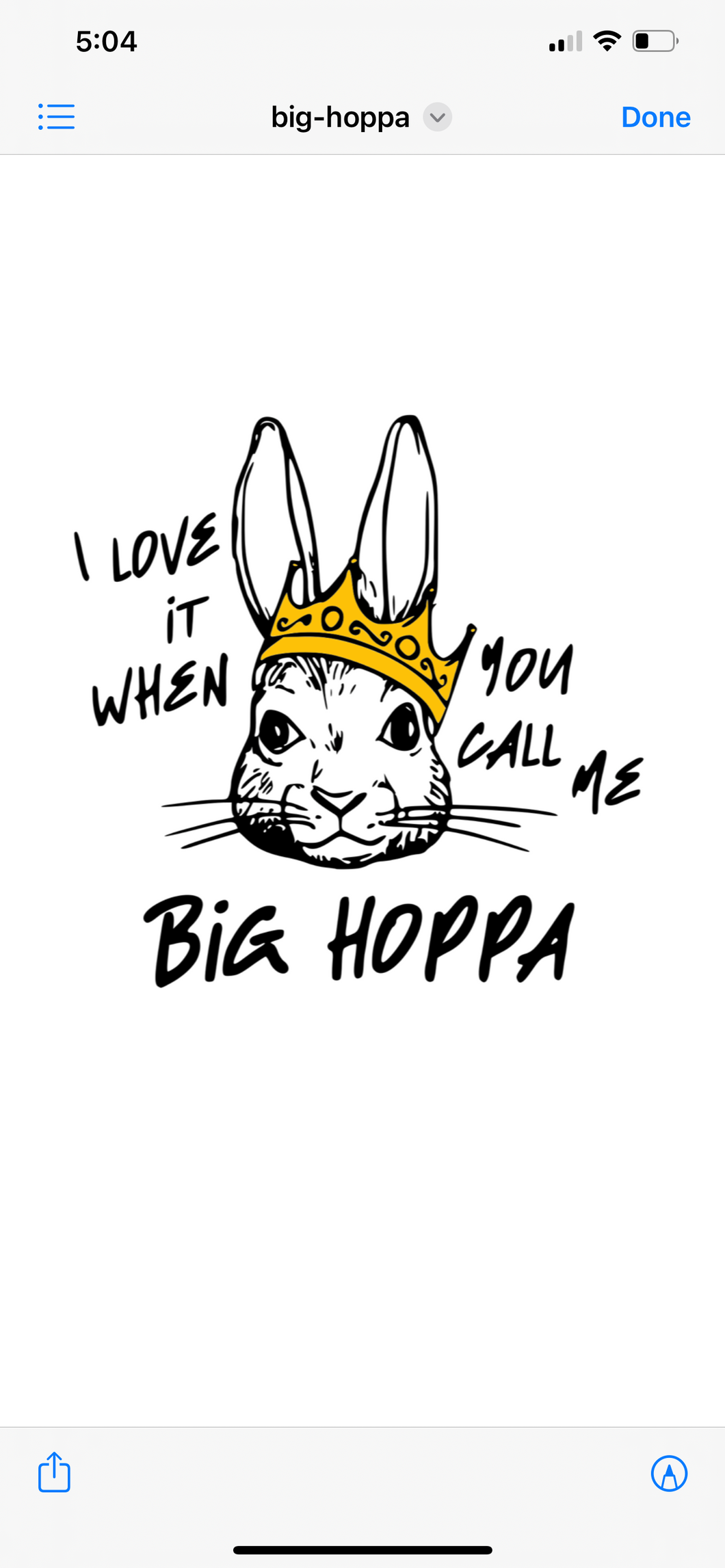 Big hoppa shirt